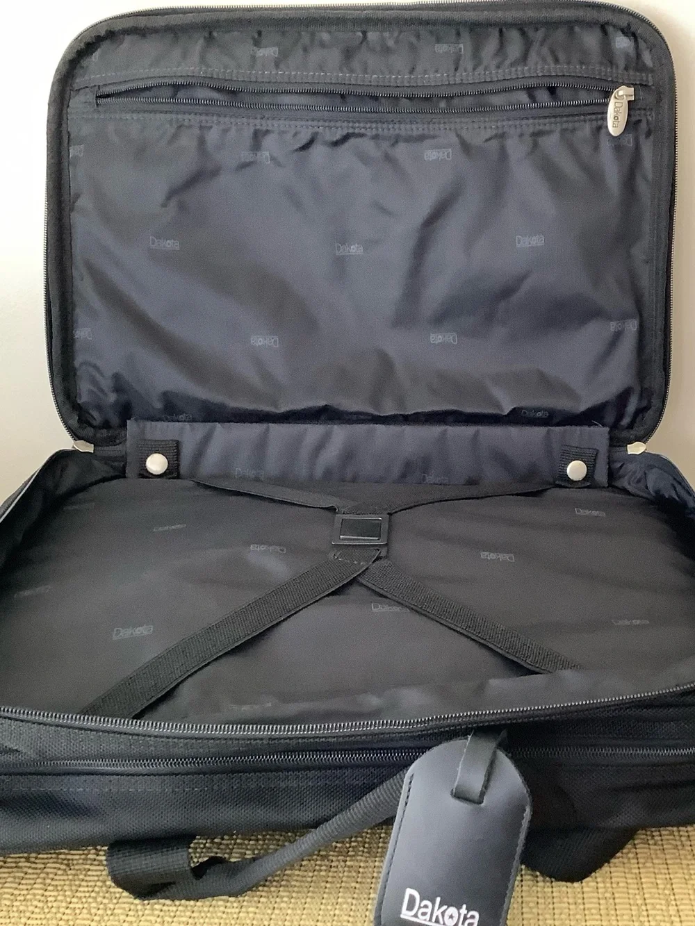 Men's Black Travel Carry on Bag. Ballistic Nylon. (By Tumi)